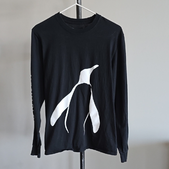 Sandcloud Tops - Sandcloud Penguin Black Long Sleeve Shirt
